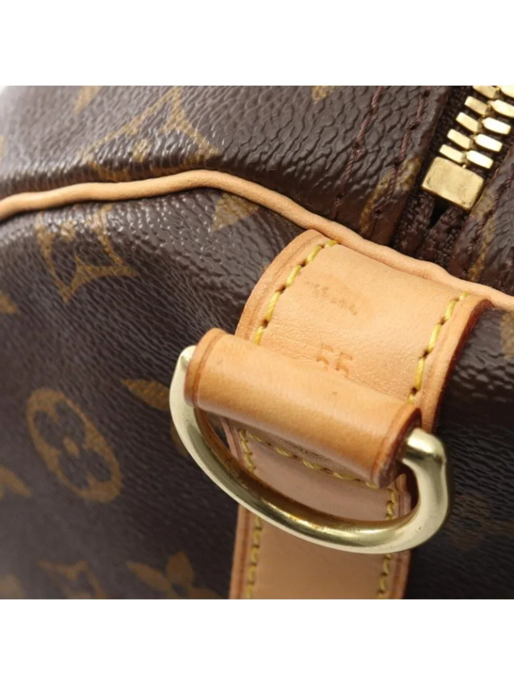 Louis Vuitton Boston Bag Keepall Bandouliere 55 2-Way Canvas Leather